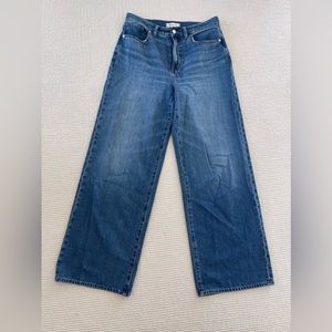 Madewell SuperWide-Leg Jeans Size 28